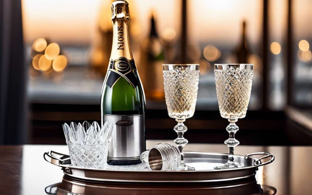 Quels sont les accessoires indispensables pour le service du champagne ?