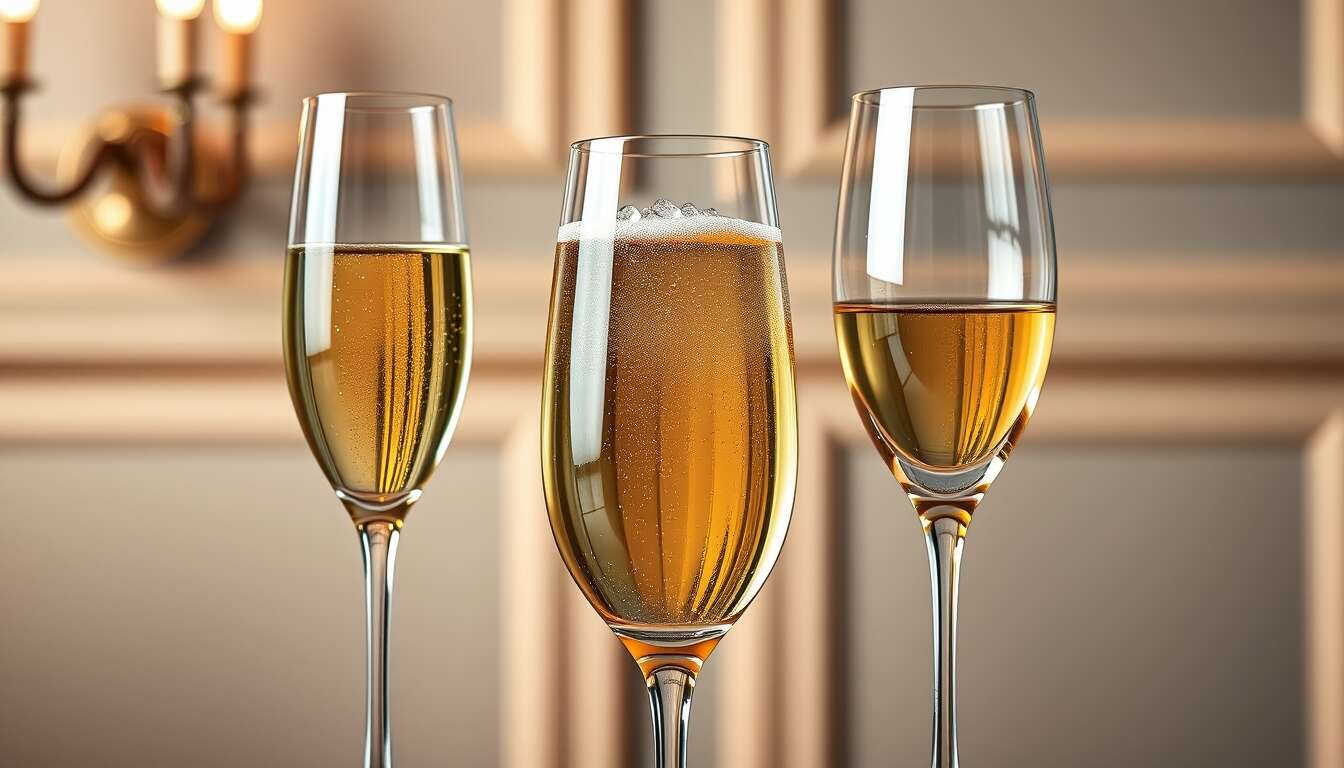 Le choix des verres : flûte, coupe ou tulipe