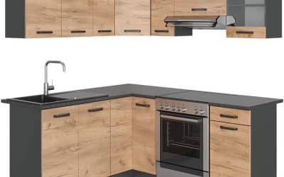 Avis : cuisine d’angle Vicco Rick chêne/anthracite