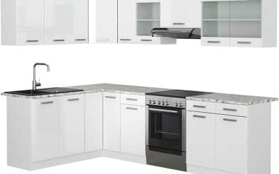 Avis : cuisine en angle Vicco Rick blanche et brillante