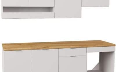 Avis sur la cuisine complète Carmeo blanche et naturelle