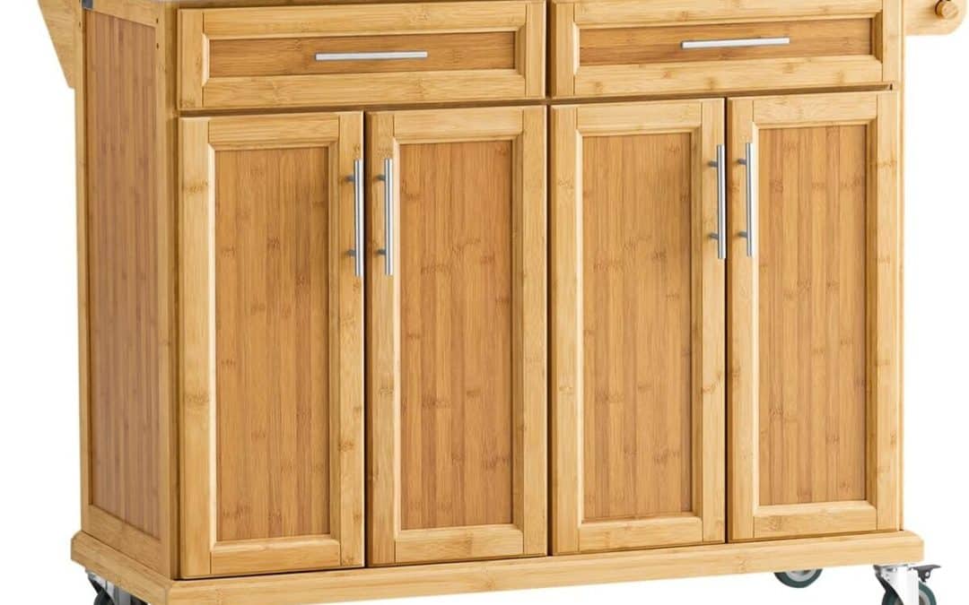 Avis sur la desserte roulante SoBuy FKW69-N en bambou et inox