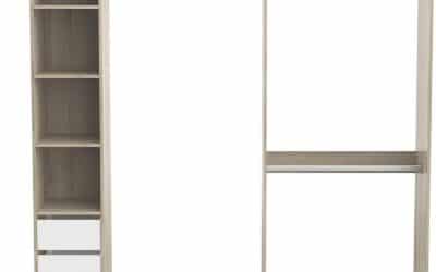 Avis sur le kit dressing modulable chêne & blanc