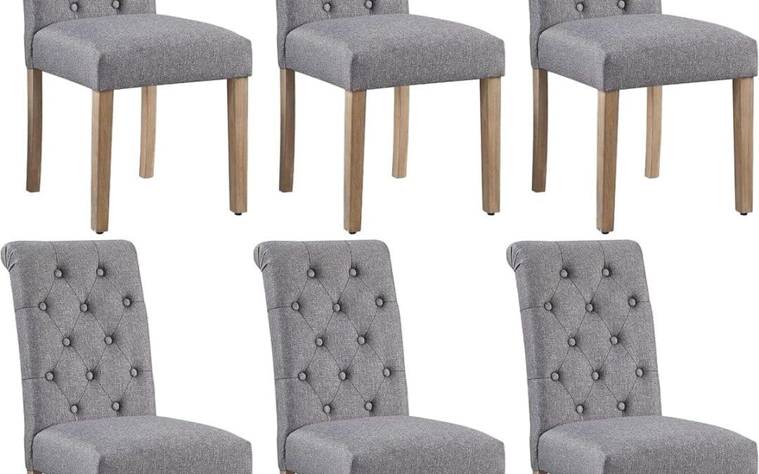 Avis sur les chaises Yaheetech 6 : confort et élégance au rendez-vous