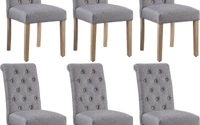 Avis sur les chaises Yaheetech 6 : confort et élégance au rendez-vous