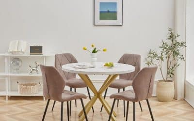 Avis sur la table à manger moderne Deyarna Home : élégance et solidité au rendez-vous