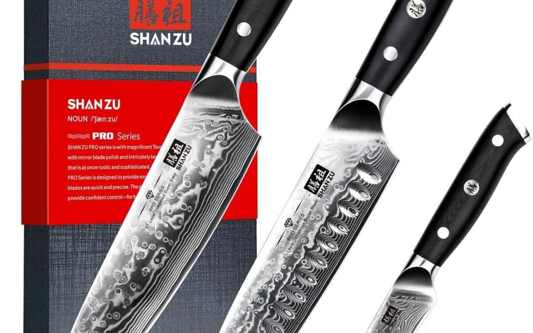 Test des couteaux de cuisine Damas SHAN ZU Pro Series