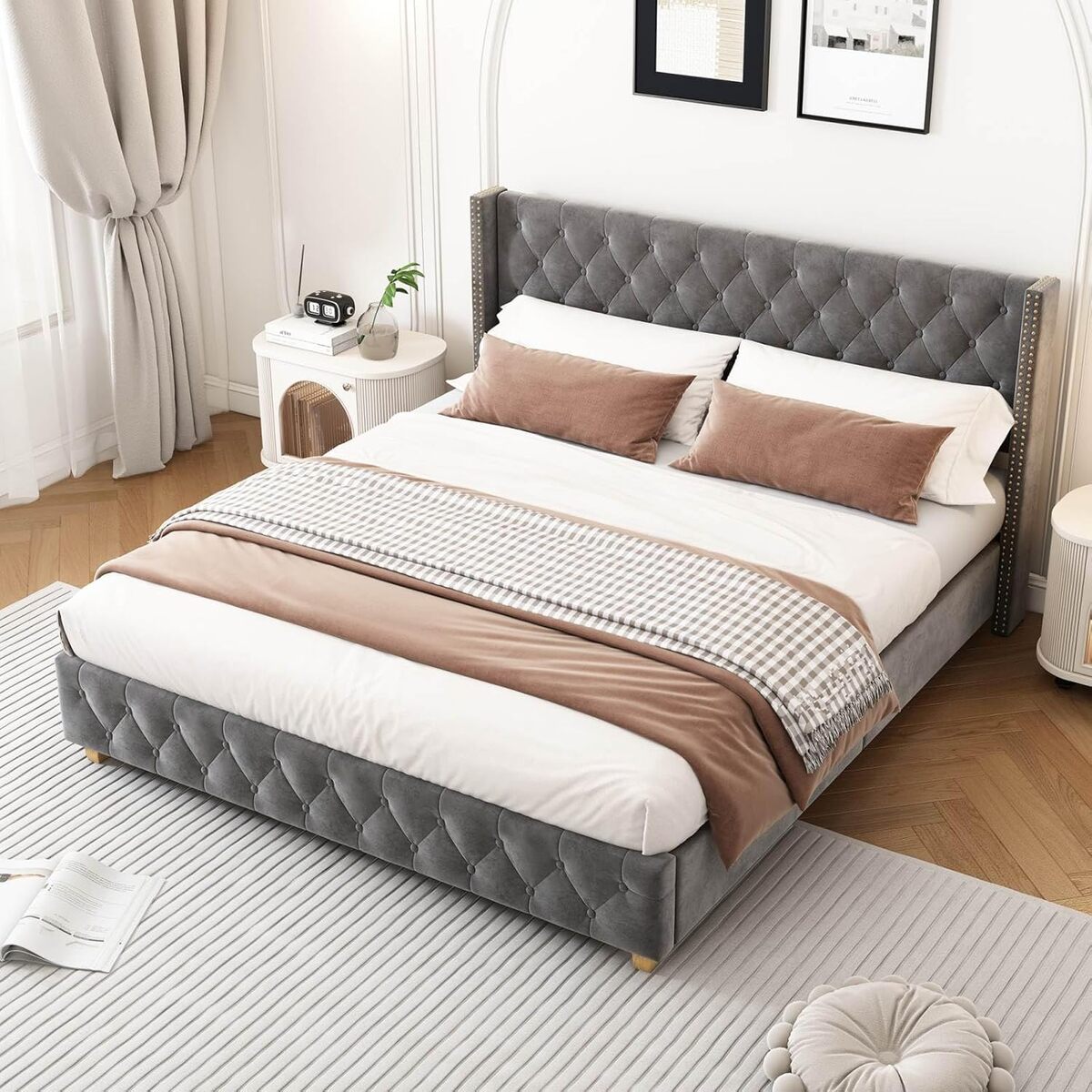 Test du lit PUGSDRLY 180 x 200 : confort et style intemporel