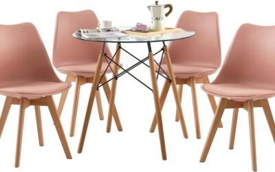 Avis sur la table et chaises transparentes FURNITABLE : élégance dans votre intérieur