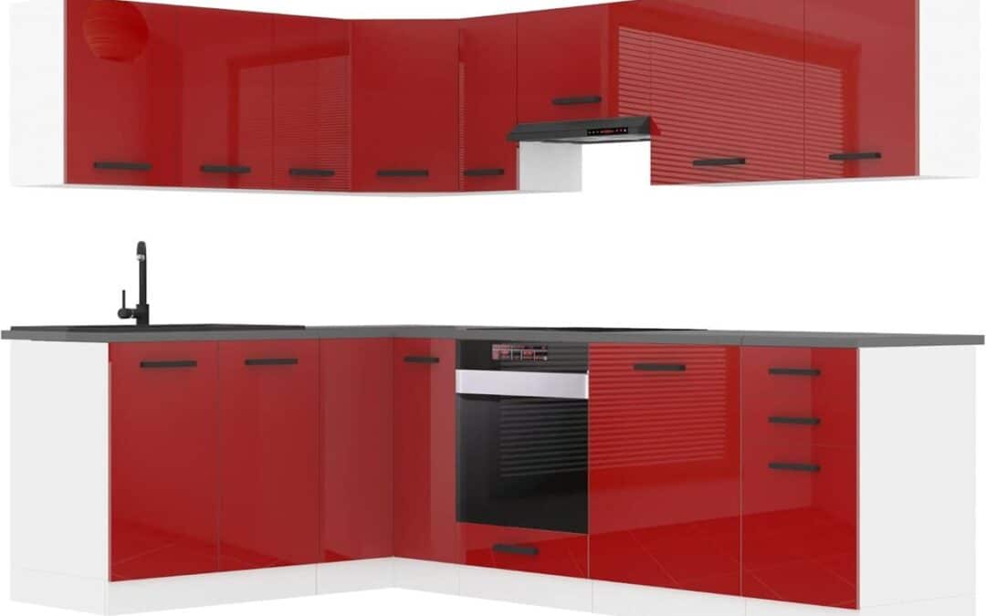 Test de la cuisine complète Belini Janet : l'élégance du rouge brillant