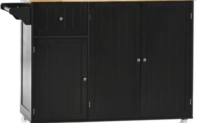 Test du chariot de service HOMCOM : un îlot pratique et polyvalent pour votre cuisine