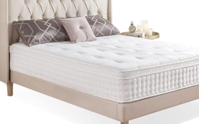 Test du matelas hybride Zinus 180×200 cm : confort et fermeté