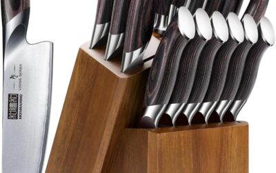 Test du set de couteaux HOSHANHO 16 pièces en acier AUS-10