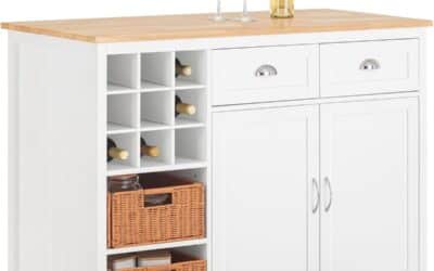 Test du SoBuy îlot central : rangement et design optimisés