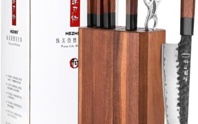 Test : ensemble de couteaux HEZHEN, le style japonais en cuisine