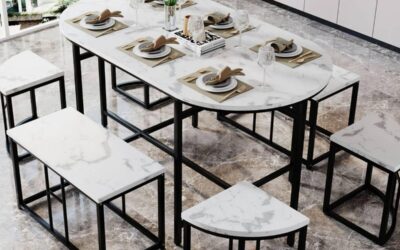 Test : ensemble salle à manger Sweiko 1+6 élégant et fonctionnel