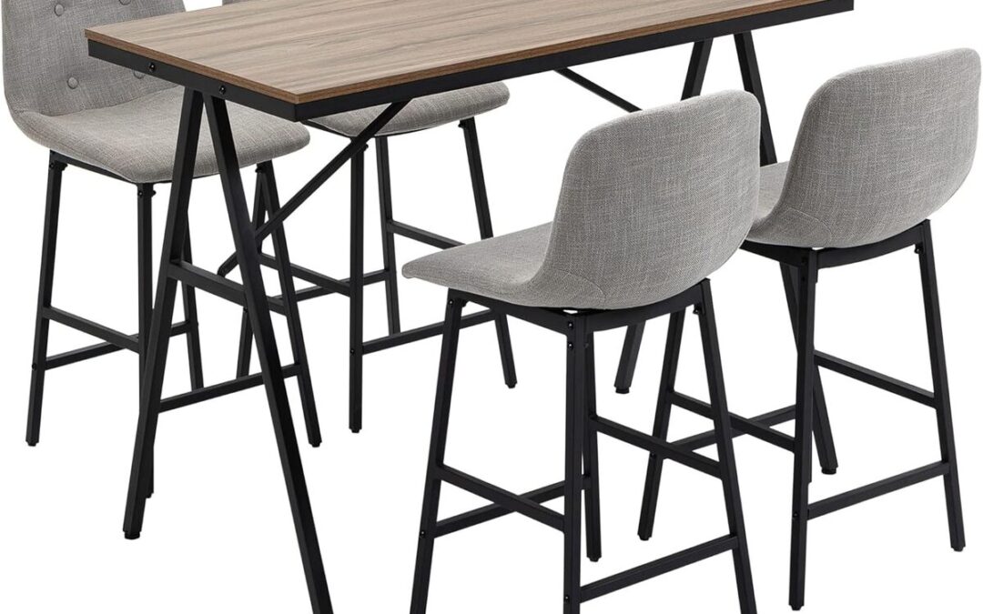 Test : ensemble table avec tabourets HOMCOM, design et fonctionnalité au rendez-vous