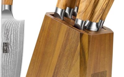 Test : bloc de couteaux de cuisine Damas HOSHANHO 7 pièces