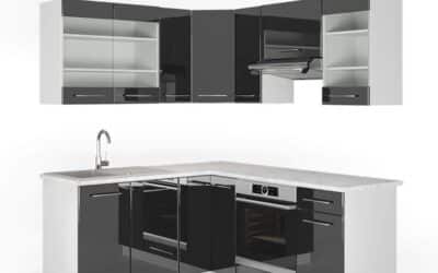 Test : cuisine en angle Vicco Fame-Line, design anthracite/blanc