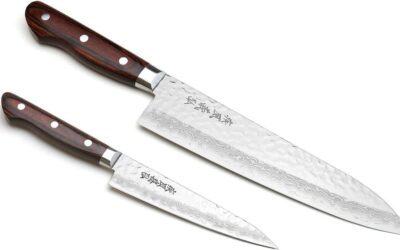Test : couteaux de chef Yoshihiro Gyuto et Petty en Damas