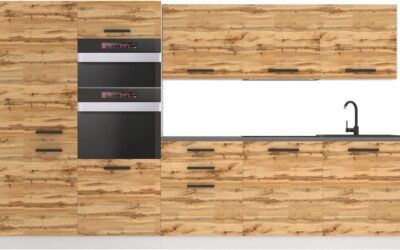 Test : cuisine équipée complète Belini, 300 cm, chêne wotan