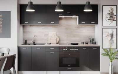 Test : cuisine Mokit 2, 40 m finition noire mat, 8 meubles pratiques