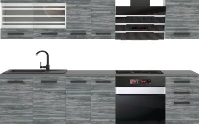 Test de la cuisine Belini Margaret 240 cm : élégance en chêne glamour