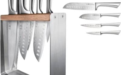 Test du bloc à couteaux 7 pièces Cuisine : : pro Damashiro Kinzoku