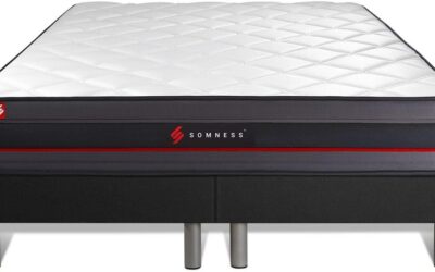 Test : ensemble sommier et matelas Regen à mémoire de forme 200×200 cm