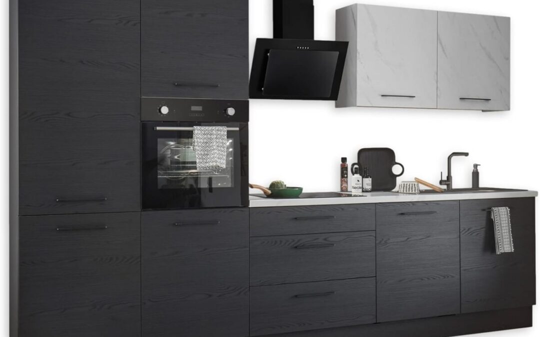 Test : kitchenette moderne NEW YORK en graphite noir, spacieuse et design