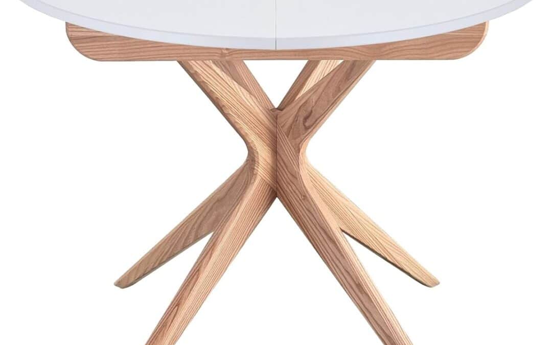 Test : table extensible Ragaba Jubi blanche 90 cm