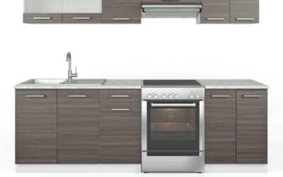 Test : vicco Cuisine Raul 240 cm, design gris/blanc