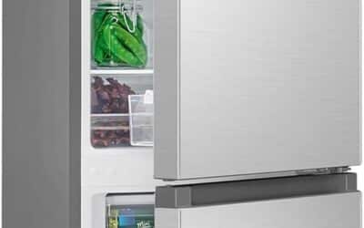 Test : réfrigérateur-congélateur Bomann KG320 inox 175L