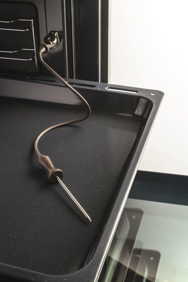 Haier I-Message Serie 4 HWO60SM5B9BH Four pyrolyse - Multi-niveaux, 70L, 9 fonctions, Wi-Fi + BLE, Sonde thermique, Climatech, Double éclairage latéral, Noir, Classe A+ [Classe énergétique A+]