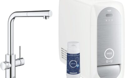Test du robinet de cuisine Grohe Blue Home : filtrage et gazéification