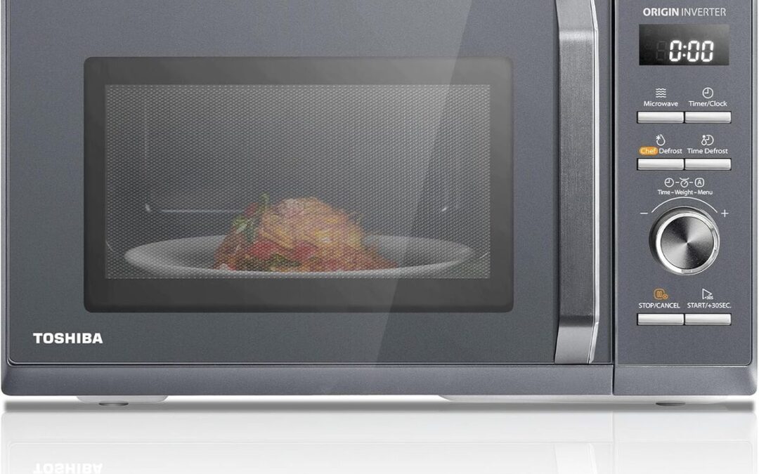 Test : micro-ondes Toshiba MW3-AM25PFI(MG) 900W, design gris Morandi