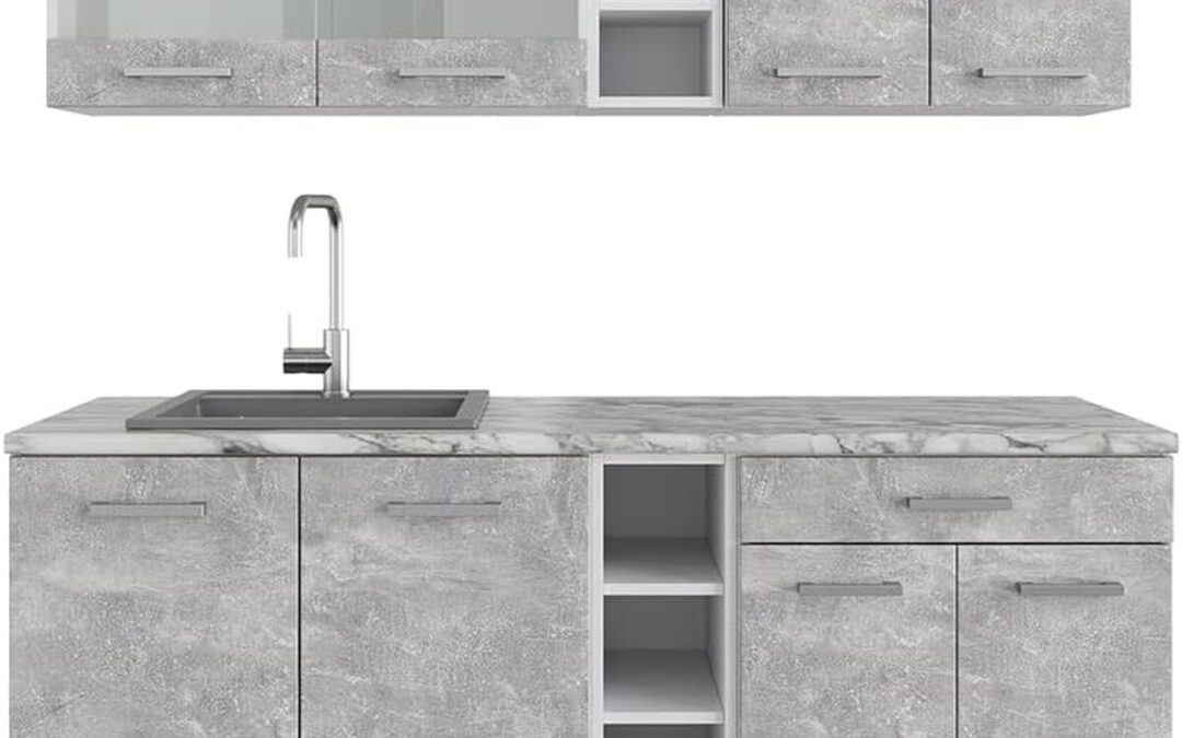 Test Vicco Cuisine R-Line : béton/blanc et style compact