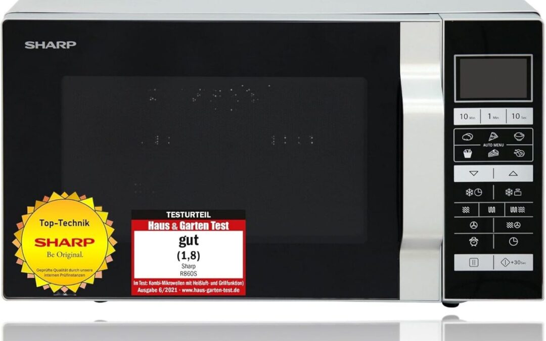 Test du Sharp R-860S : micro-ondes combiné à plateau fixe