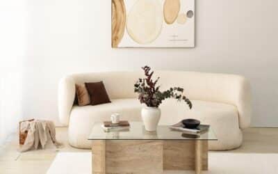 Avis sur la table à café design en marbre Hanah Home