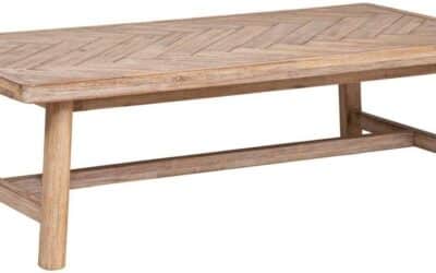 Avis sur la table basse Aeris d&rsquo;Atmosphera en bois d&rsquo;acacia