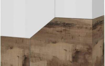 Test du buffet Domenico : élégance italienne en blanc brillant et érable