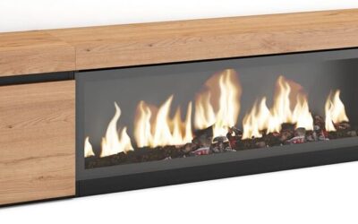 Test du meuble TV Skraut Home avec cheminée électrique XXL