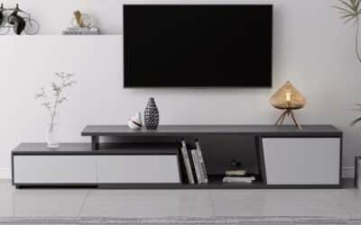 Test : meuble TV extensible Homary bois et MDF écologique
