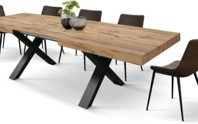 Test : table extensible Pazzo Design Marco en chêne rustique