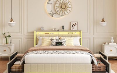 Test du lit TIMORWTF LED 160×200 : pratique et moderne