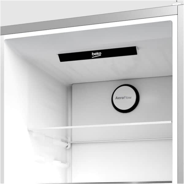 Congelateur Armoire Réfrigérateur Combiné BEKO - B3RCNE364HXB - 316 litres - L66 cm - Métal Brossé- 37 dB