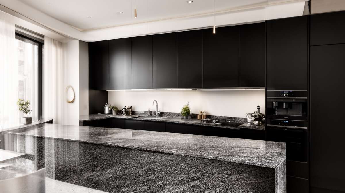 Le noir en cuisine : modernit&eacute; et &eacute;l&eacute;gance