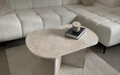 Avis sur la table basse travertin ovale