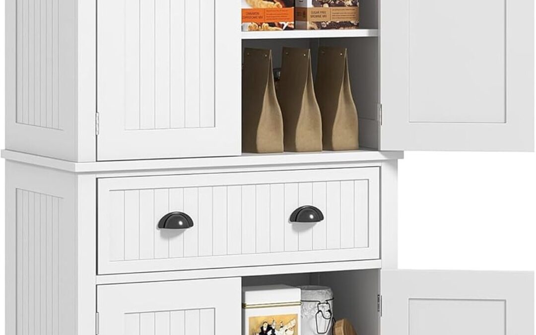 Test : armoire de cuisine moderne HOMCOM 76, 2 x 40, 2 x 183 cm noire