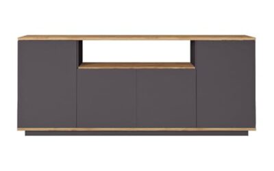 Test du buffet Lotula : élégance anthracite et fonctionnalité au rendez-vous